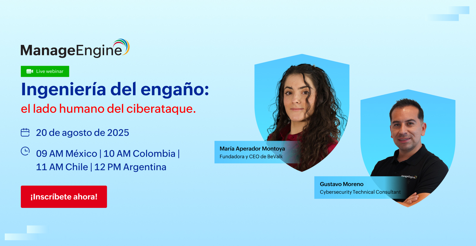 Webinar: Ingeniería del engaño: el lado humano del ciberataque 2025